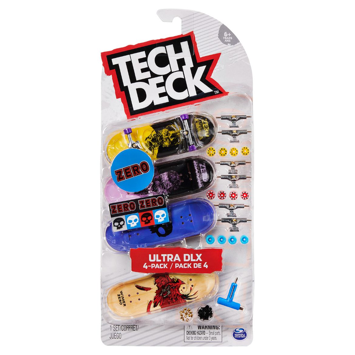 Imagem de Tech Deck Pack 4 Skates - Zero
