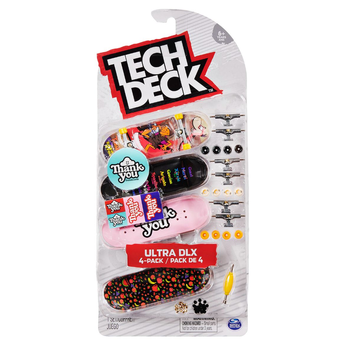 Imagem de Tech Deck Pack 4 Skates - Thank You